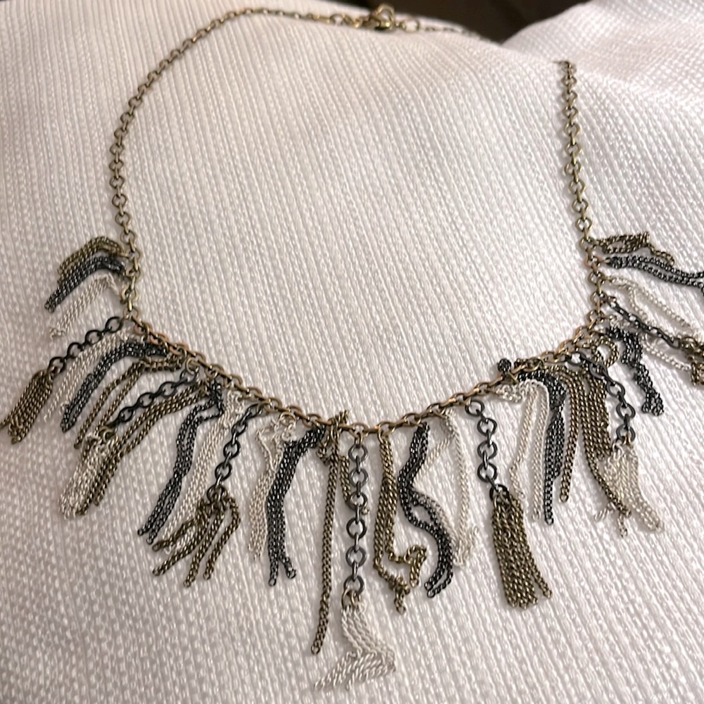 SILPADA K&R BRONZE MIXED METAL NECKLACE